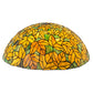 Meyda Lighting Branches 24" Green & Yellow Shade Glass