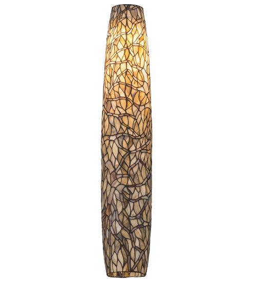 Meyda Lighting Branches 7" Beige & Chocolate Shade Glass