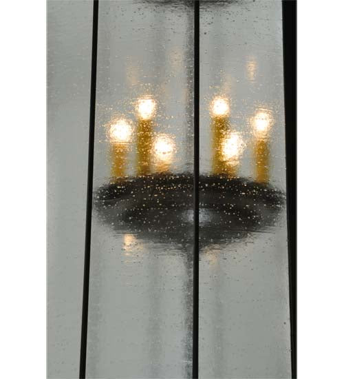 Meyda Lighting Brio 36" 12-Light Timeless Bronze Lantern Pendant Light With Clear Rainstone Idalight Shade Glass