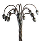 Meyda Lighting Bronze Lily 61" 12-Light Verdigris Floor Lamp Base