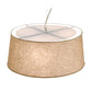 Meyda Lighting Bruges 157276 28" 5-Light Nickel Pendant Light With Tuscany Textrene Shade