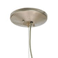 Meyda Lighting Bruges 157276 28" 5-Light Nickel Pendant Light With Tuscany Textrene Shade