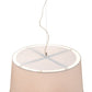 Meyda Lighting Bruges 30" 4-Light Nickel Powdercoated Pendant Light With Alabaster Textrene Shade