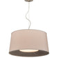 Meyda Lighting Bruges 30" 4-Light Nickel Powdercoated Pendant Light With Alabaster Textrene Shade