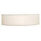Meyda Lighting Bruges 40" 3-Light White Flush Mount Light With White Alabaster Shade