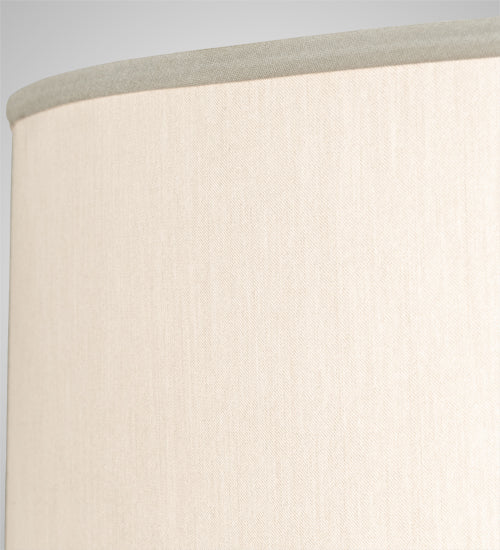 Meyda Lighting Bruges 40" 3-Light White Flush Mount Light With White Alabaster Shade