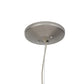 Meyda Lighting Bruges 42" 5-Light Nickel Pendant Light With Tuscany Textrene Shade