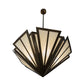 Meyda Lighting Brum 48" 6-Light Antique Copper Pendant Light With Creme Carrare Idalight Shade Glass