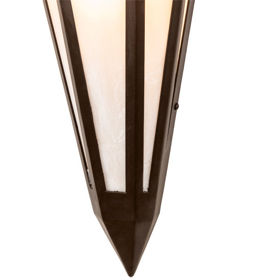Meyda Lighting Brum 9" 2-Light Oil Rubbed Bronze Wall Sconce With Beige Fleshtone Idalight Shade