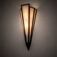 Meyda Lighting Brum 9" 2-Light Oil Rubbed Bronze Wall Sconce With Beige Fleshtone Idalight Shade