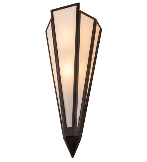 Meyda Lighting Brum 9" 2-Light Oil Rubbed Bronze Wall Sconce With Beige Fleshtone Idalight Shade