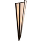 Meyda Lighting Brum 9" 2-Light Oil Rubbed Bronze Wall Sconce With Beige Fleshtone Idalight Shade