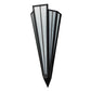 Meyda Lighting Brum 9" 2-Light Textured Black Wall Sconce With White Opal Shade Glass
