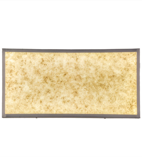 Meyda Lighting Brume 24" LED Aluminum Wall Sconce With Silver Mica Shade Glass
