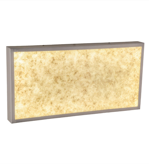 Meyda Lighting Brume 24" LED Aluminum Wall Sconce With Silver Mica Shade Glass