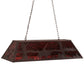 Meyda Lighting Buffalo 48" 6-Light Mahogany Bronze Island Pendant Light With Maduro Idalight Shade