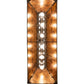 Meyda Lighting Buffalo 48 6-Light Timeless Bronze Island Pendant Light With Amber Mica Shade Glass