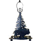 Meyda Lighting Buffalo 9" Textured Black Table Lamp Base