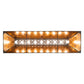 Meyda Lighting Buffalo at Lake 60" 9-Light Wrought Iron Island Pendant Light With Amber Mica Shade Glass