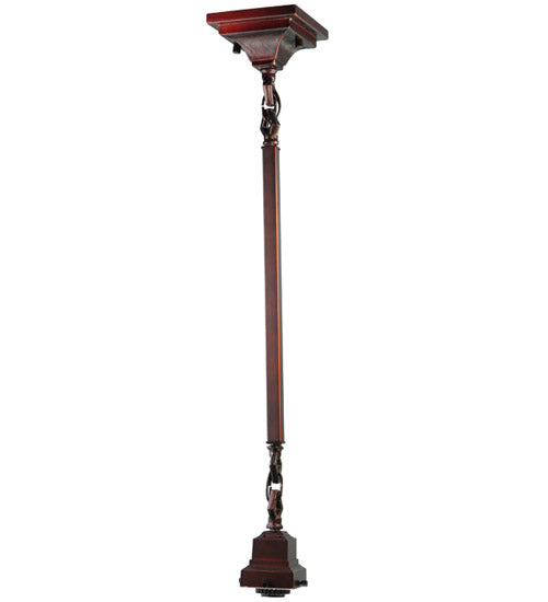 Meyda Lighting Bungalow 28129 24" Mahogany Bronze Pendant Light Hardware