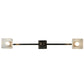Meyda Lighting Bungalow 40" 2-Light Brushed Nickel Island Pendant Light With White Alabaster Shade Glass