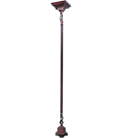 Meyda Lighting Bungalow 42" Mahogany Bronze Pendant Light Hardware