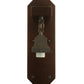 Meyda Lighting Bungalow 5" Chestnut Wall Sconce With Frosted Amber Shade Glass