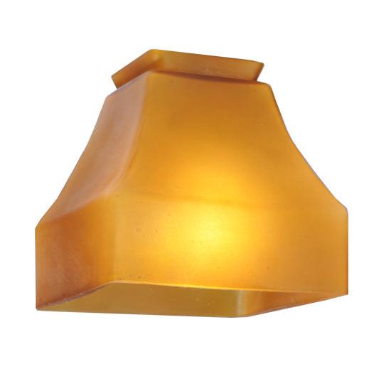 Meyda Lighting Bungalow 5" Frosted Amber Shade