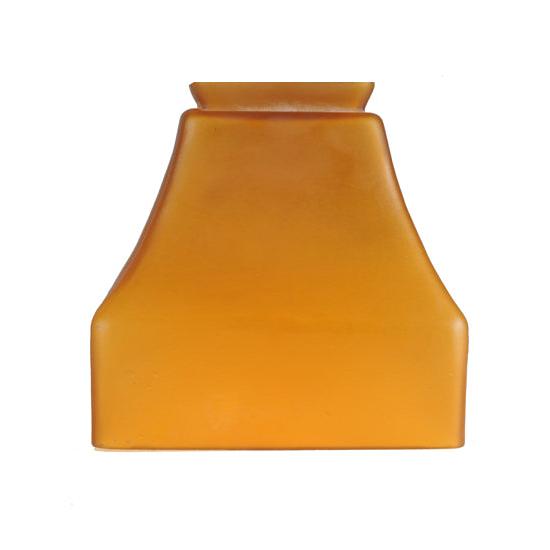 Meyda Lighting Bungalow 5" Frosted Amber Shade