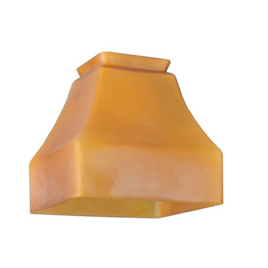 Meyda Lighting Bungalow 5" Frosted Amber Shade