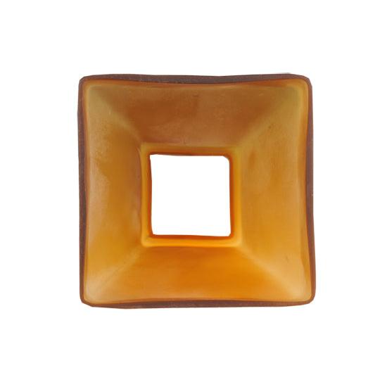 Meyda Lighting Bungalow 5" Frosted Amber Shade