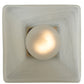 Meyda Lighting Bungalow 7" Brushed Nickel Mini Pendant Light With White Alabaster Swirl Shade Glass