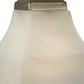 Meyda Lighting Bungalow 7" Brushed Nickel Mini Pendant Light With White Alabaster Swirl Shade Glass