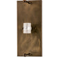 Meyda Lighting Bungalow Rose 9" 2-Light Antique Copper Wall Sconce With Amber Mica & Silver Mica Shade Glass