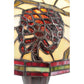 Meyda Lighting Burgundy Pinecone 13" Table Lamp With Stained Shade Glass