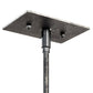 Meyda Lighting Butler Weave-Tex 20" Solar Black Mesh & Smoke Pendant Light