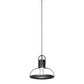 Meyda Lighting Butler Weave-Tex 20" Solar Black Mesh & Smoke Pendant Light