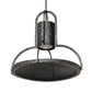 Meyda Lighting Butler Weave-Tex 20" Solar Black Mesh & Smoke Pendant Light