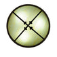 Meyda Lighting Byzantine 20" 3-Light Brushed Gold Semi-flush Mount Light With Beige Sahara Taupe Idalight Shade