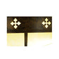 Meyda Lighting Byzantine 36" 4-Light Brushed Gold Flush Mount Light With Sahara Taupe Idalight Shade