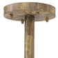 Meyda Lighting Byzantine 48" 8-Light Brushed Gold Semi-flush Mount Ceiling Light With Ivory Faux Candlelight