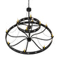 Meyda Lighting Byzantine 60" 12-Light 2-Tier Chandelier With Ivory Faux Candlelight