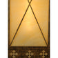 Meyda Lighting Byzantine 7" Brushed Gold Wall Sconce With Beige Sahara Taupe Idalight Shade