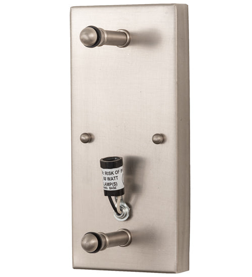 Meyda Lighting Cabernet Swirl 5" Brushed Nickel Wall Sconce With Red Swirl Shade Glass