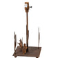 Meyda Lighting Cactus 13" Rust Table Lamp Base