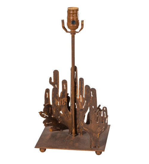 Meyda Lighting Cactus 13" Rust Table Lamp Base