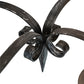 Meyda Lighting Calandra 42" 8-Light Antique Iron Gate Chandelier With Ivory Faux Candlelight