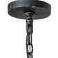 Meyda Lighting Calandra 42" 8-Light Antique Iron Gate Chandelier With Ivory Faux Candlelight