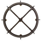 Meyda Lighting Calandra 54" 8-Light Gilded Tobacco Chandelier With Amber Faux Candlelight