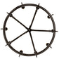 Meyda Lighting Calandra 66" 10-Light Chestnut Chandelier With Amber Faux Candlelight